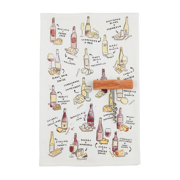 Wine Print Towel