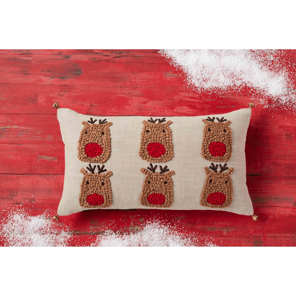 Farm Reindeer Pillow
