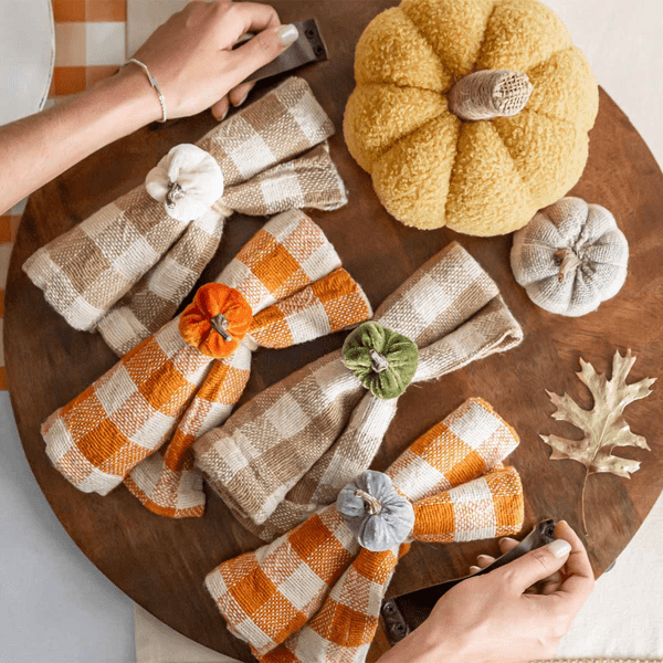 Plaid Napkin Set - Thumbnail 4