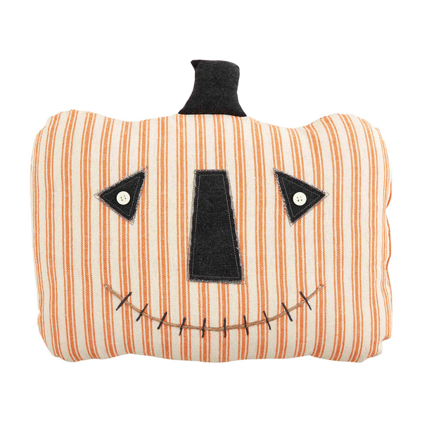 Striped Pumpkin Pillow