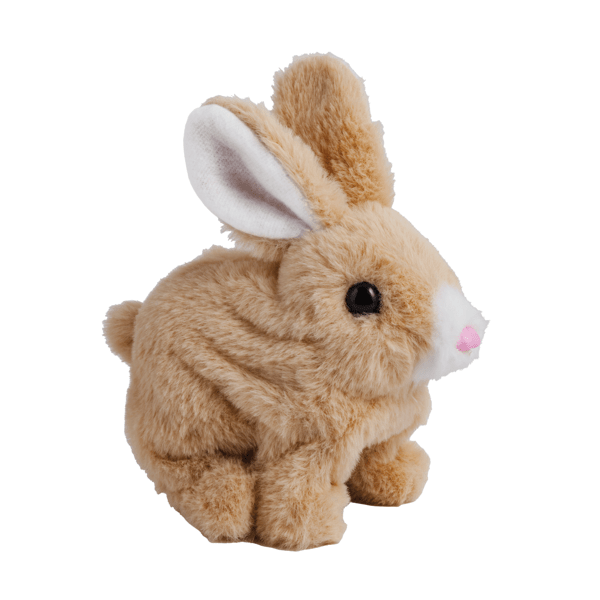 Pink Hopping Bunny Plush | Easter Toy for Kids Fun | Mud Pie