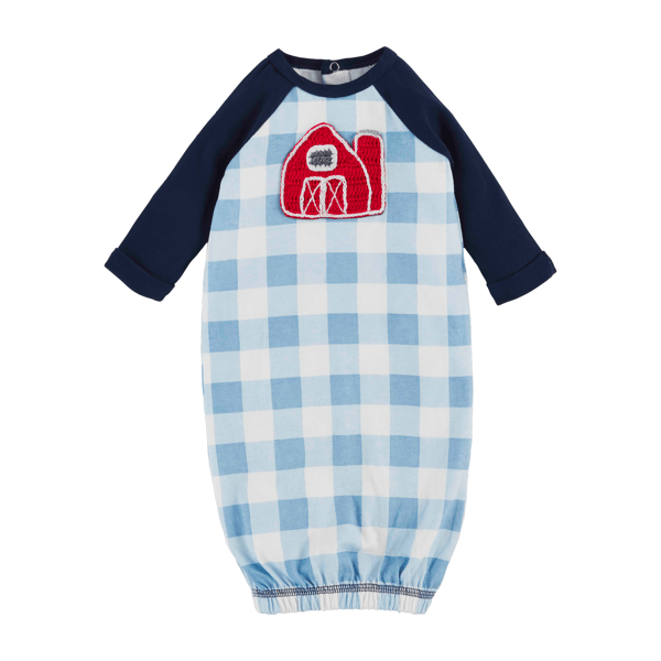 Mud Pie Pointelle Sleeper Gown Set