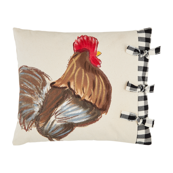 Chicken Painted Pillow