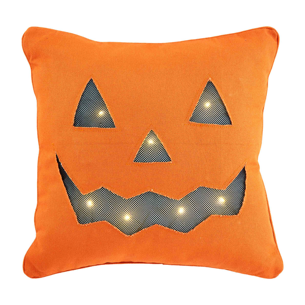 Pumpkin Throw Pillow | Mud Pie