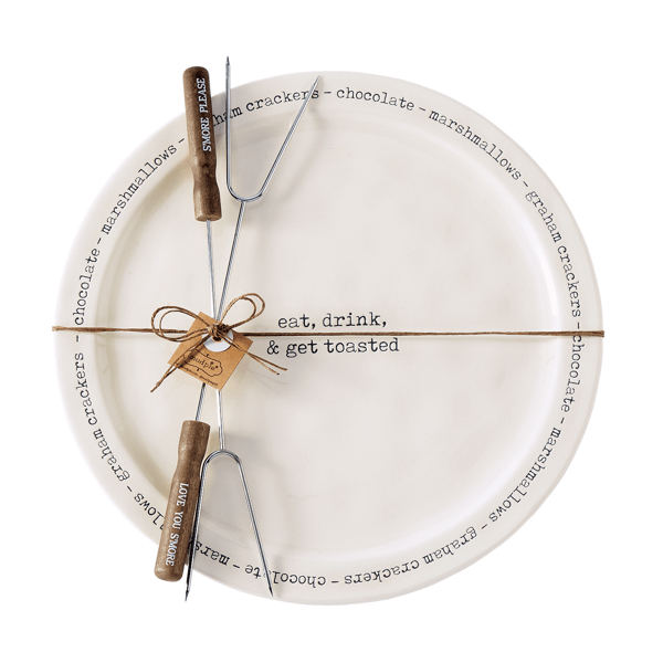 S'more Serving Plate and Skewer Set - Thumbnail 2