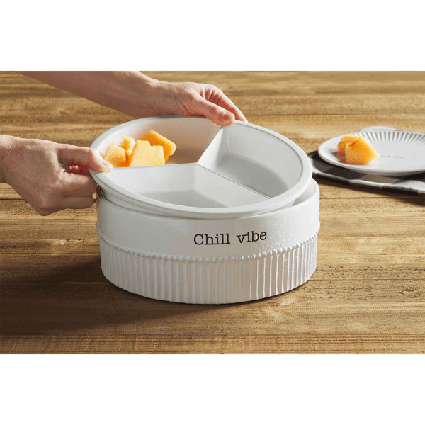 Mud Pie Divided Dip Chiller Dish - Thumbnail 4