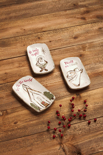 Joy To The World Christmas Everything Tray | Mud Pie