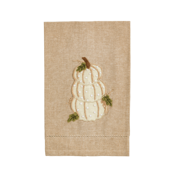 Mud Pie Stacked Pumpkin Towel