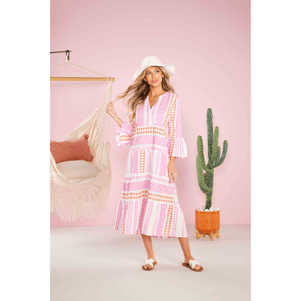 Mud Pie | Dresses | New Mudpie Burke Jacquard Midi Dress In