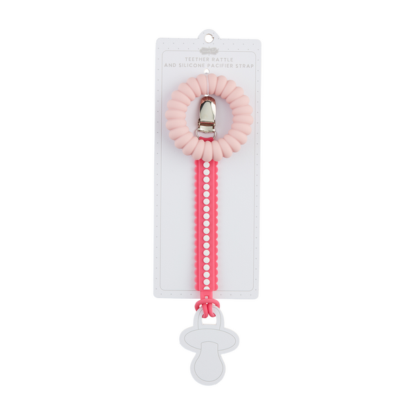 Pink Teether And Pacy Strap