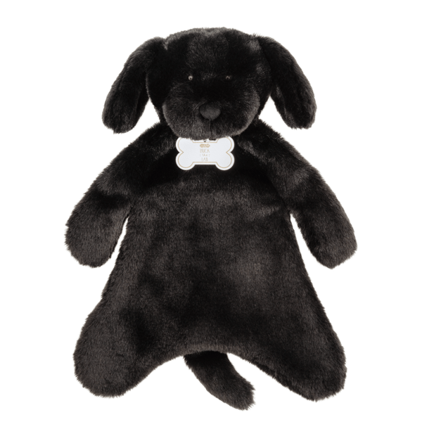 Black Lab Plush Woobie | Cuddly Companion for Comfort | Mud Pie