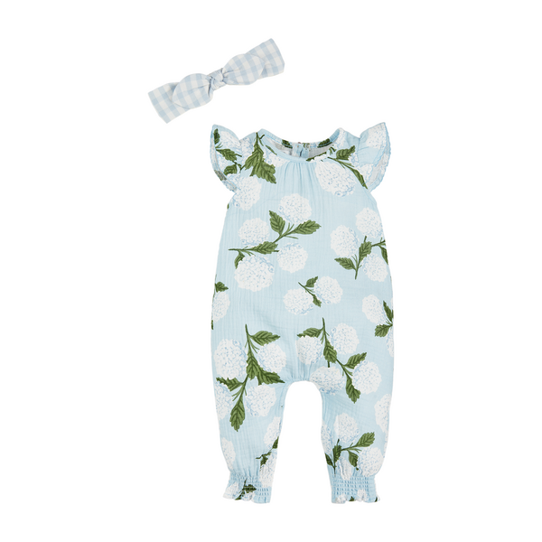Hydrangea Baby Bodysuit Set
