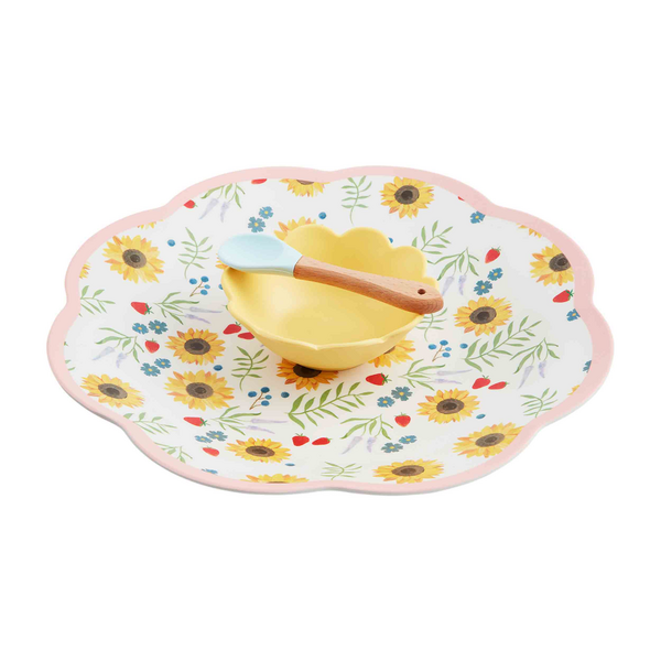 Sunflower Outdoor Chip and Dip Set