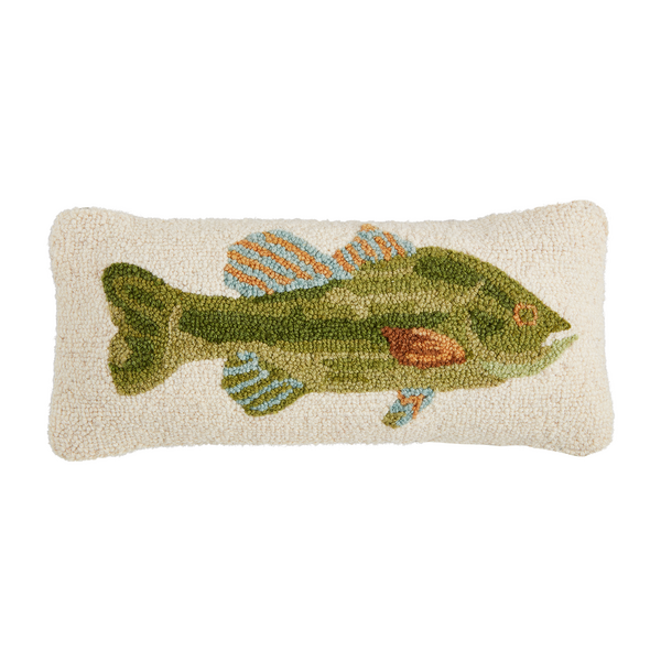 Fish Hook Wool Pillow