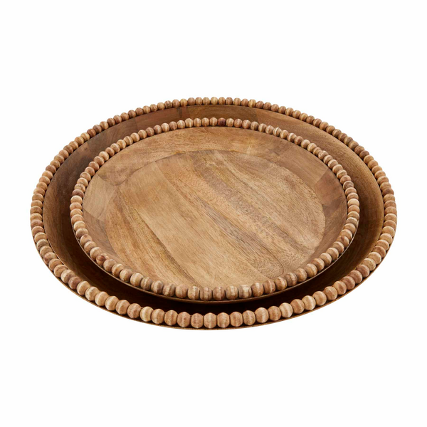 Mud Pie - Two-Tone Wood Bowl – Kitchen Store & More