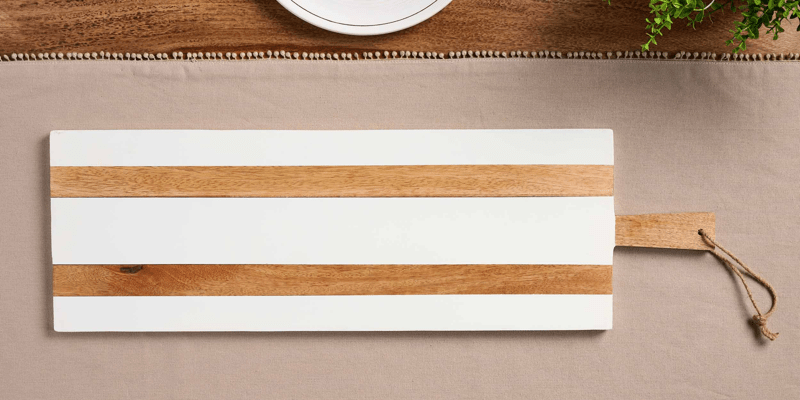 White Long Serving Board - Thumbnail 2