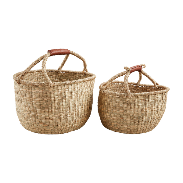 Wrapped Handle Basket Set