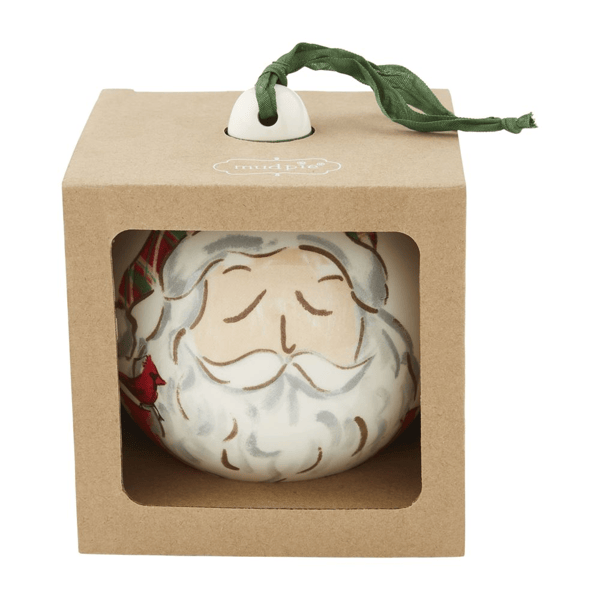 Santa Bird Ball Ornament - Thumbnail 2