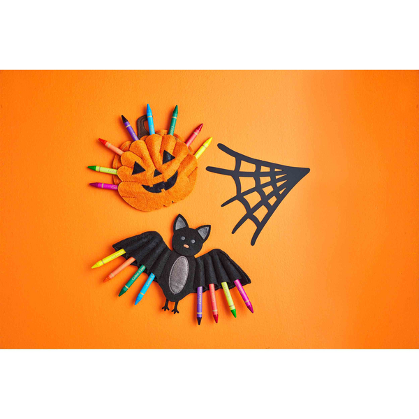 Pumpkin Halloween Crayon Holder | Mud Pie