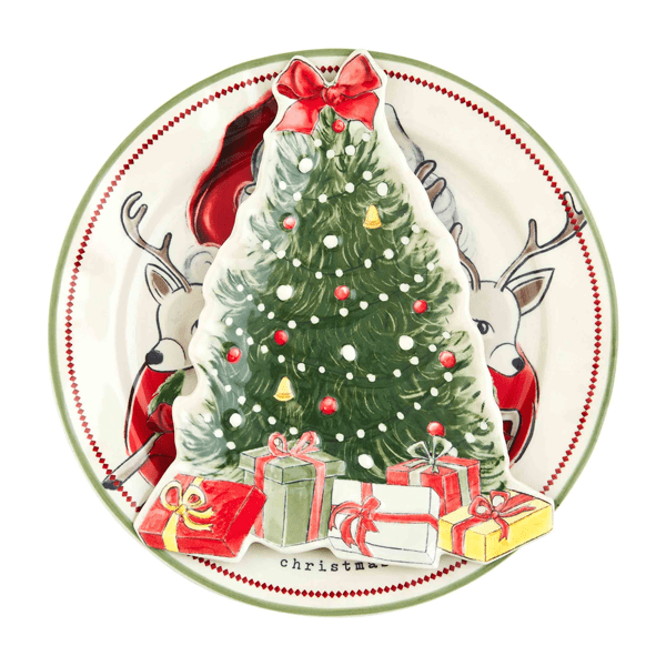 Vintage Christmas Nested Platters - Thumbnail 2