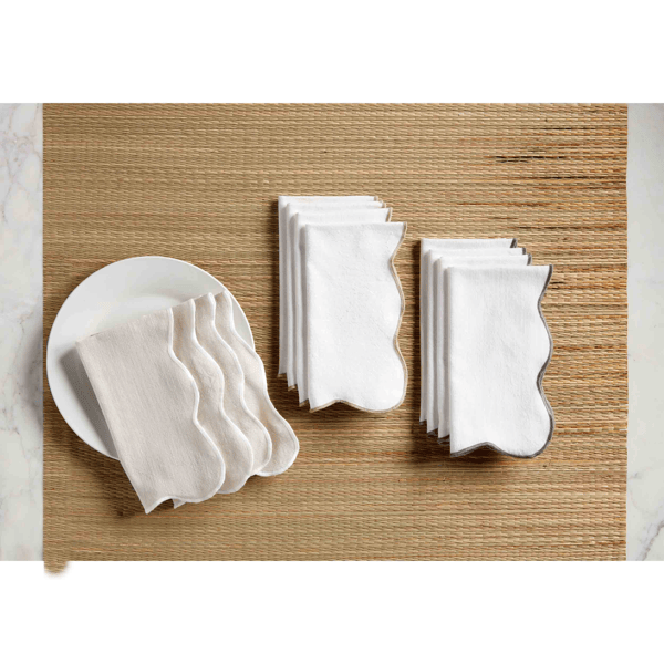 Mud Pie Scallop Napkin - Thumbnail 4