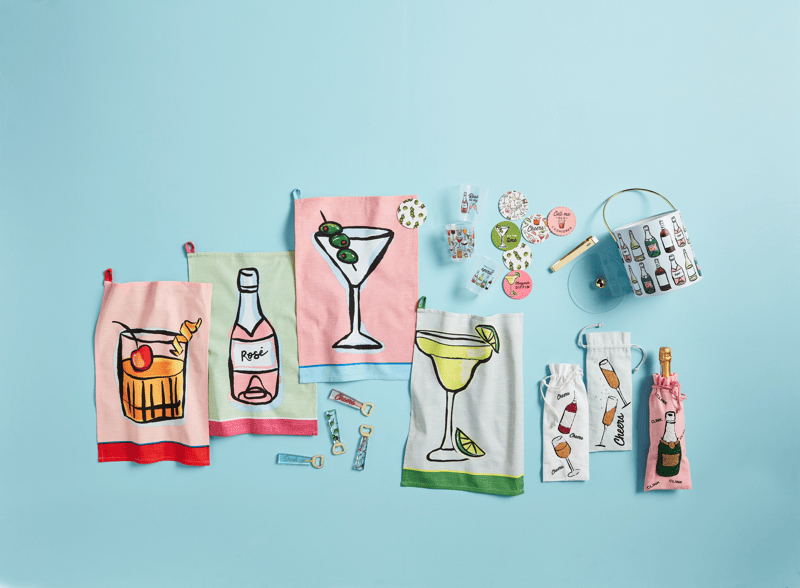 Mud Pie Margarita Trim Cocktail Towel - Thumbnail 2